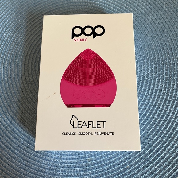 Never Used Pop Sonic Leaflet to Cleanse, Smooth, Rejuvenate. Electronic Facial - Picture 2 of 6